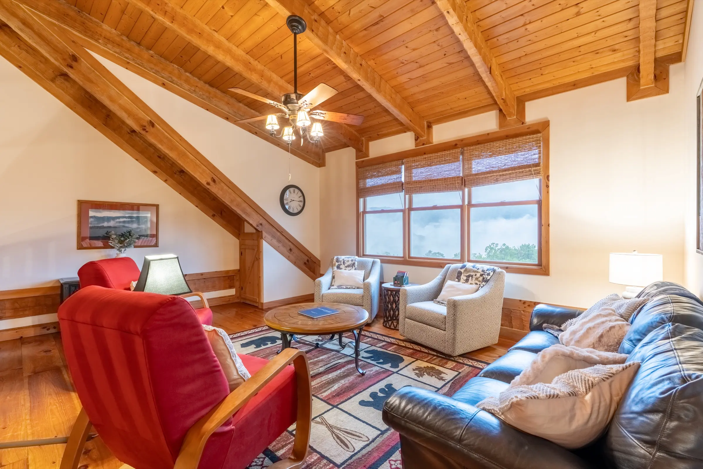 Quiet loft with puzzle table